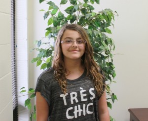  Ariana Arbelaez, 2015 JCS Elementary Spelling Bee champion. 