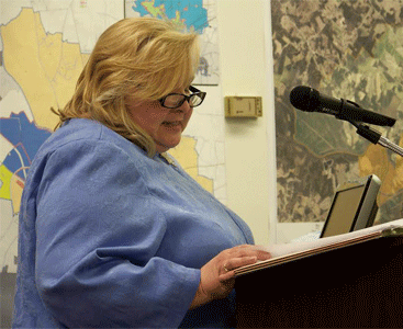 ngela Parrish of Selma requested chickens be allowed in the Selma city limits. Tuesday night, the Selma Town Council voted unanimously against the request. JoCoReport.com Photo