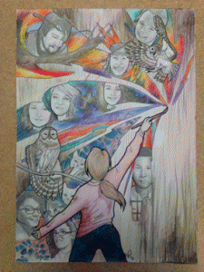 Moriah Pate’s winning entry, “Priceless.”