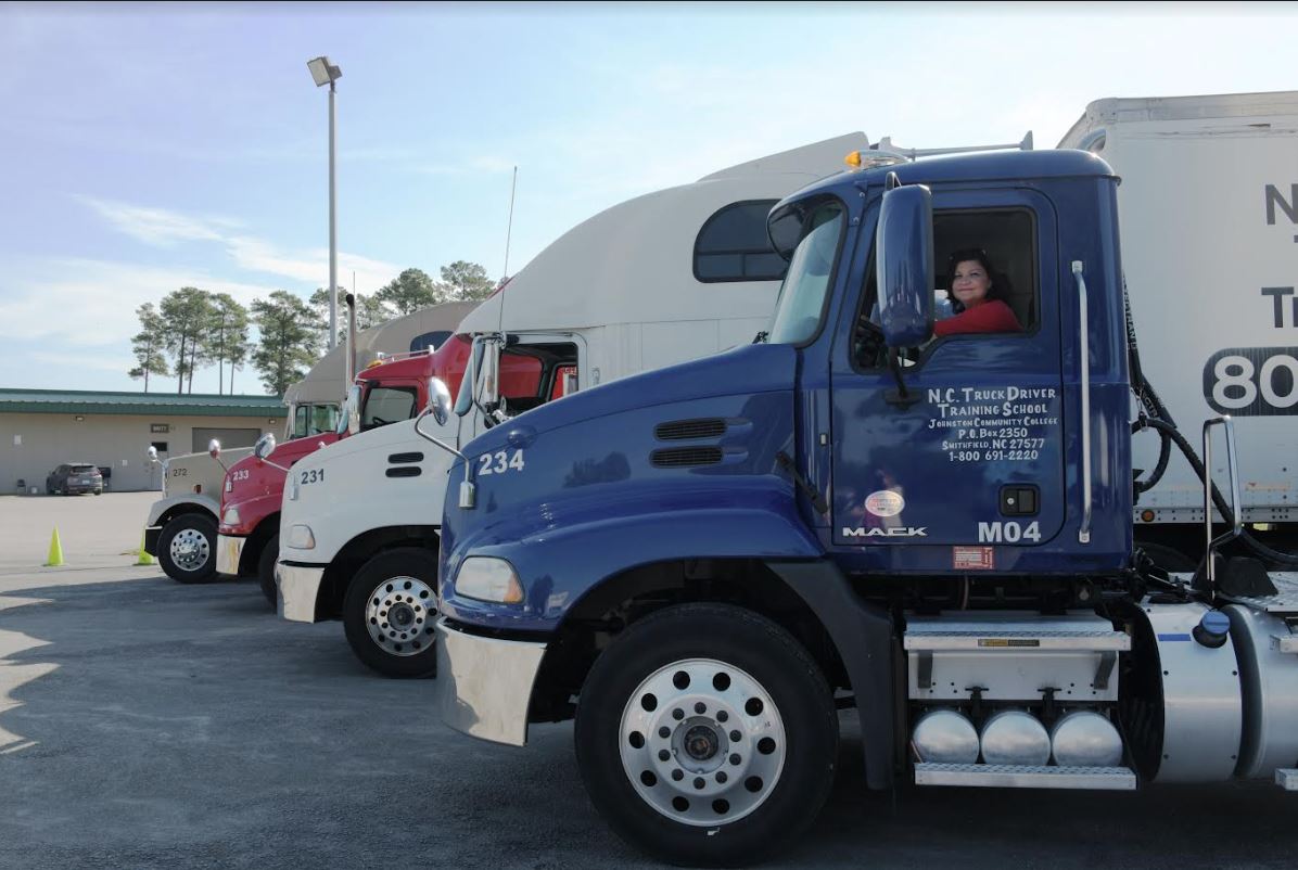 Johnston Community College First In State To Offer Truck Driver