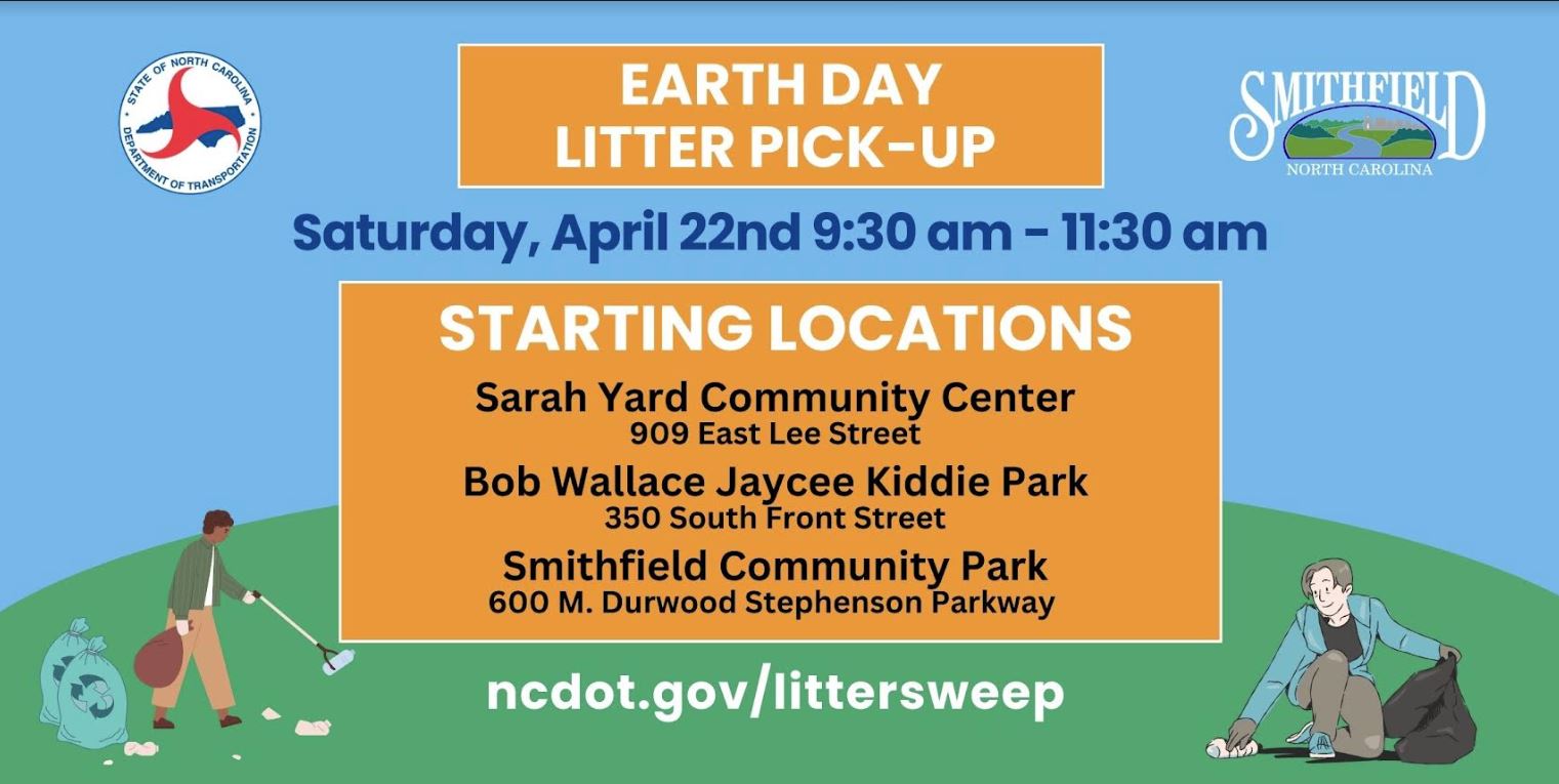 Smithfield Earth Day Litter Pickup 2023 JoCo Report