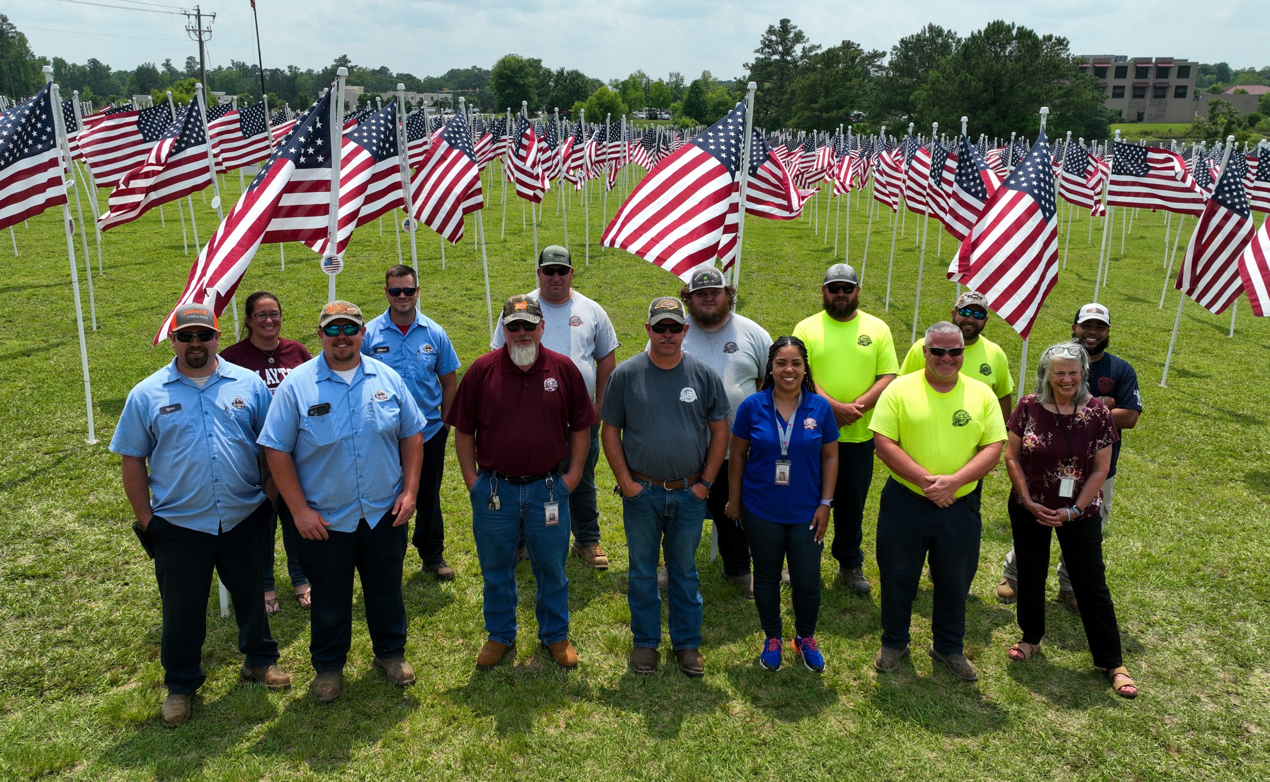 Flags For Heroes: Clayton Operations Center Honors Memory Of Late 