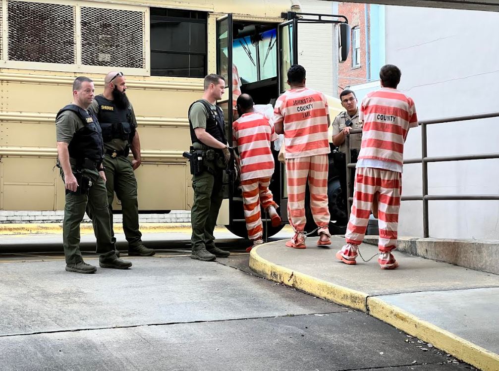 Under Heavy Security, 283 Inmates Relocated To The New Johnston County