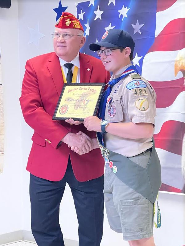 Eagle Scout Jaden DeLucia Honored | JoCo Report