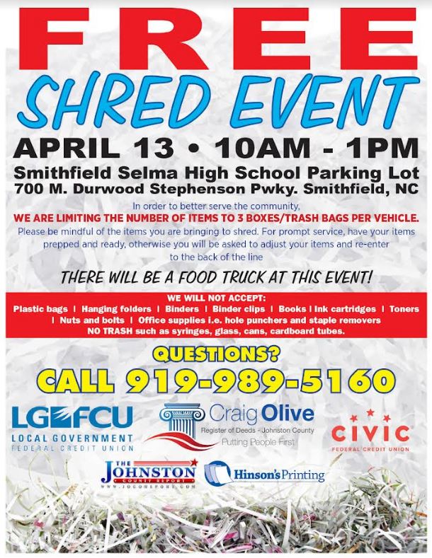 Register Of Deeds Celebrates 15 Years Of Annual Shred Event JoCo Report