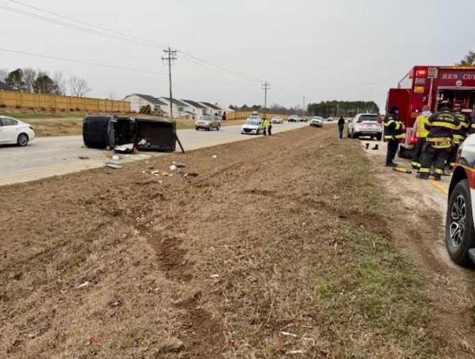 Firefighters Extricate 3 People From Overturned Pickup | JoCo Report