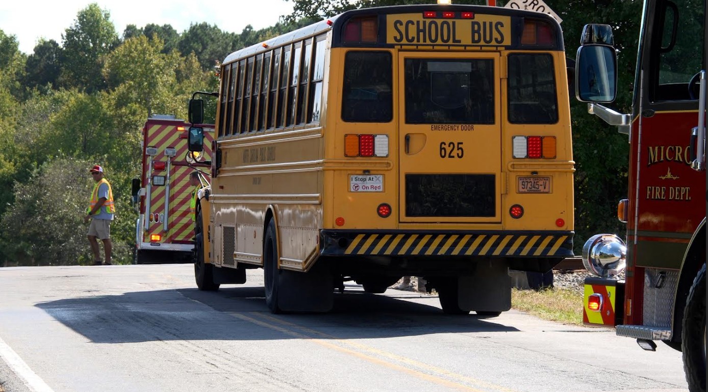 Driver Flees After Crashing Into Johnston County School Bus – JoCo Report