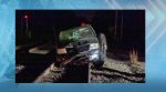 Pickup Hit By Amtrak Train