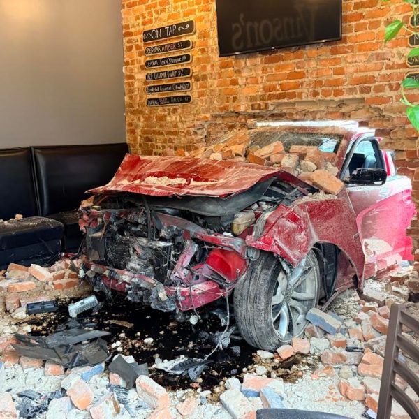 Car Slams Into Popular Restaurant Just Before Opening Time