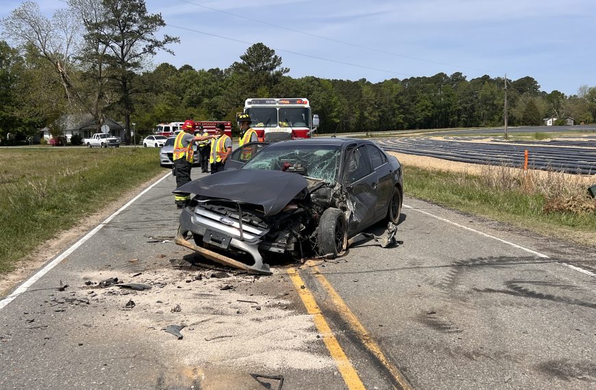 Car Collides With Tractor-Trailer