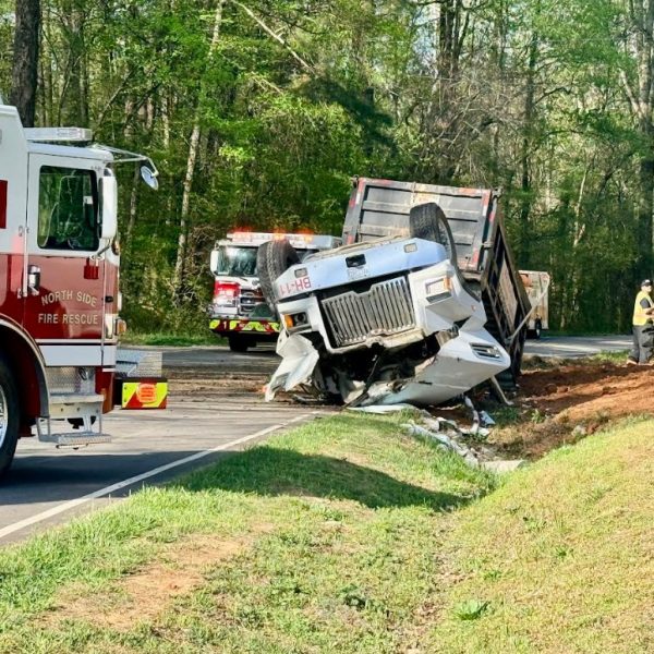 Driver Killed After Dump Truck Overturns