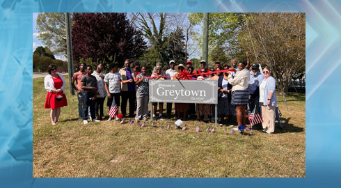 Historic Greytown Recognized With New Sign In Smithfield Ceremony
