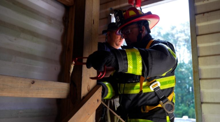Gallery Detail: Clayton Fd Adds New Escape System For Firefighters