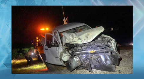 Pickup Truck Struck By Freight Train Near Selma
