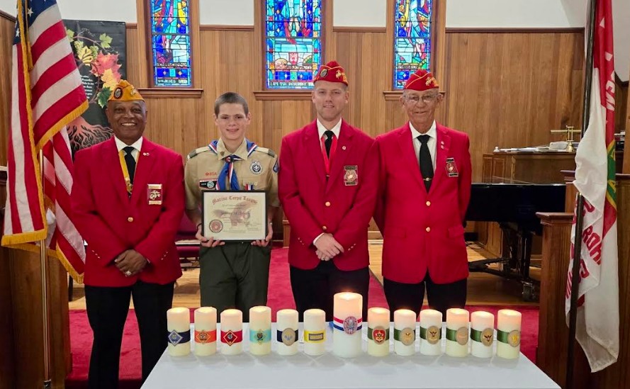 At 14, Jeffrey Schall Reaches Eagle Scout Rank